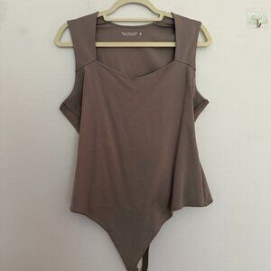 ACCEPTING ALL OFFERS! Abercombie Soft Collection Brown Taupe Body suit XL